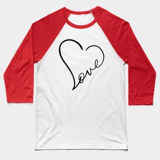 Love sign Baseball T-Shirt